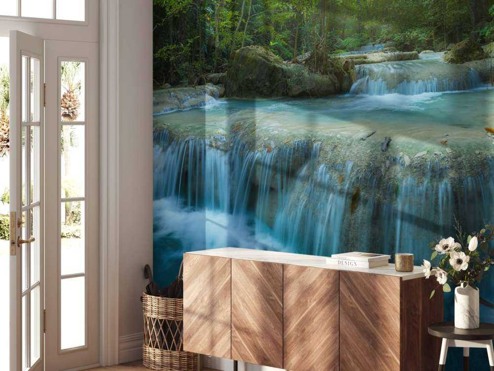 Mooie diepe waterval