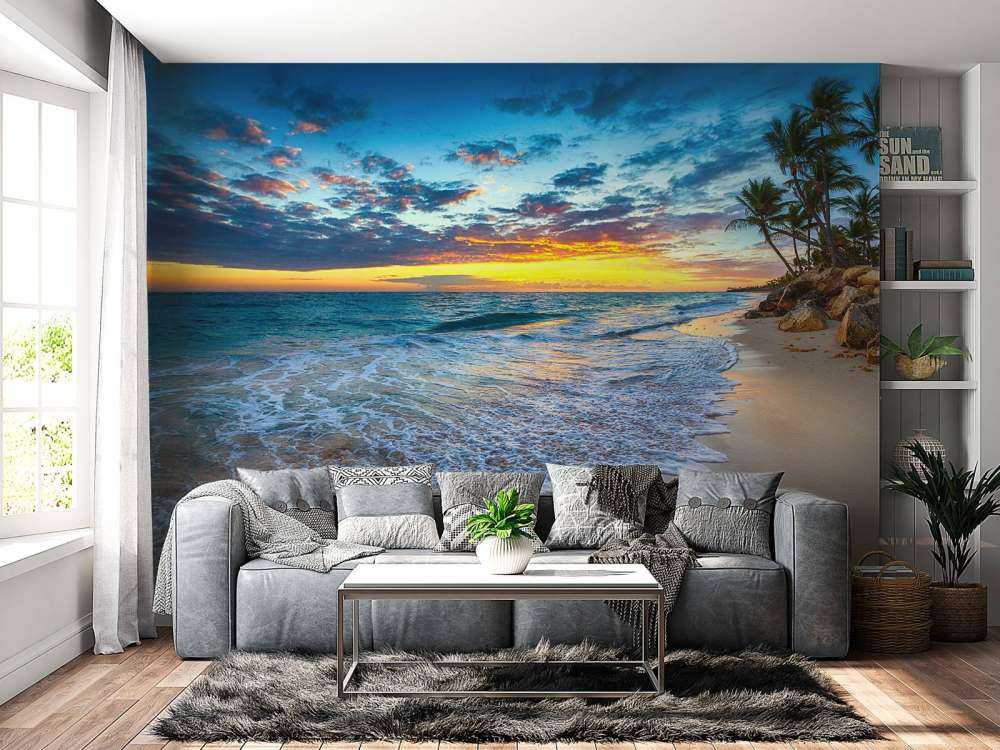 Zonsopgang op het strand