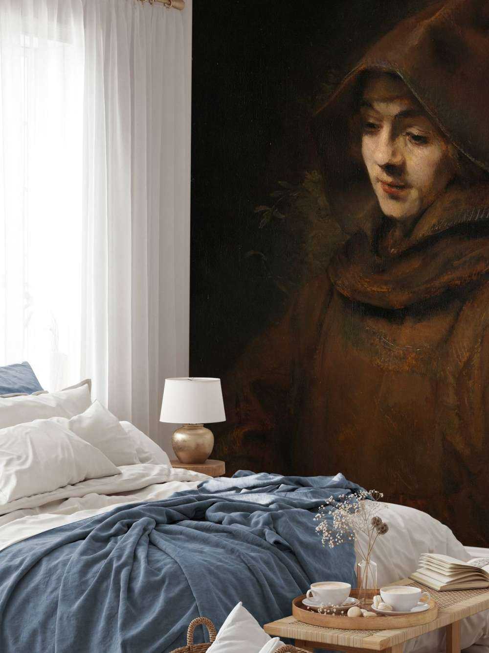 Rembrandts zoon Titus in monniksdracht