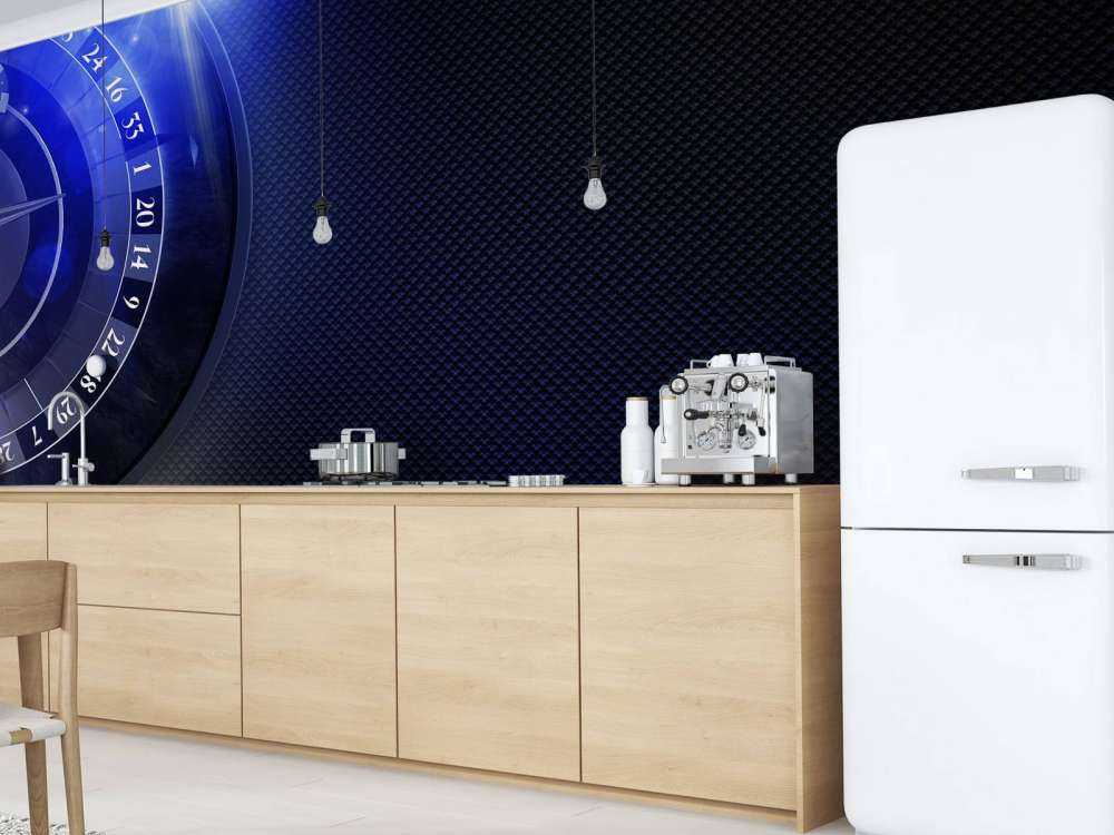 Donkere roulette tafel