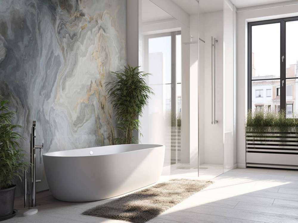 Kleurrijk marmer patroon