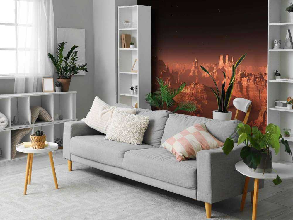 Zonsondergang op Mars