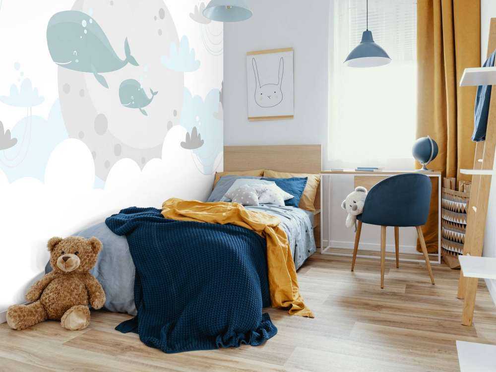 Babydesign met walvissen