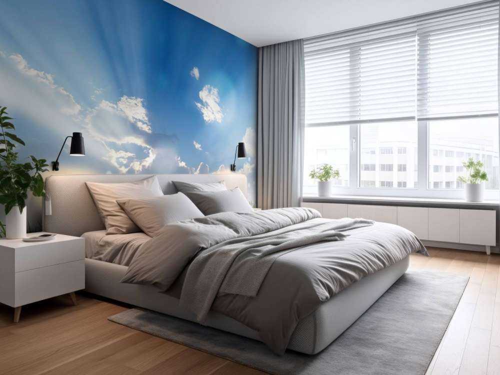 Gras onder prachtige wolken