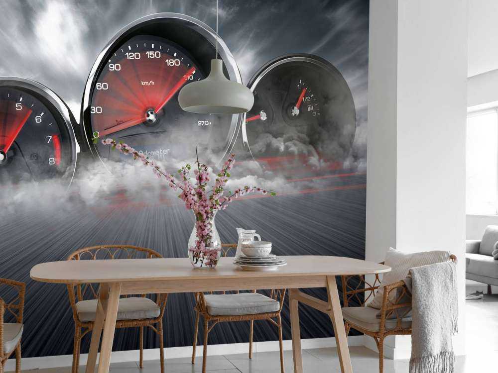 Kilometertellers design