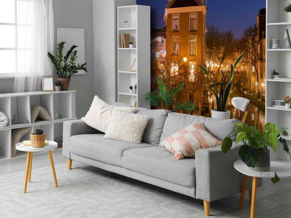 Utrechtse gracht in de avond