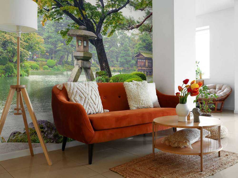 Tuin van Kenrokuen in de herfst