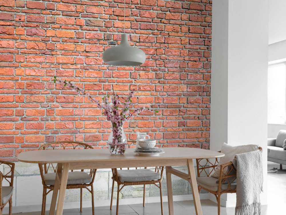 Bakstenen met oud beton