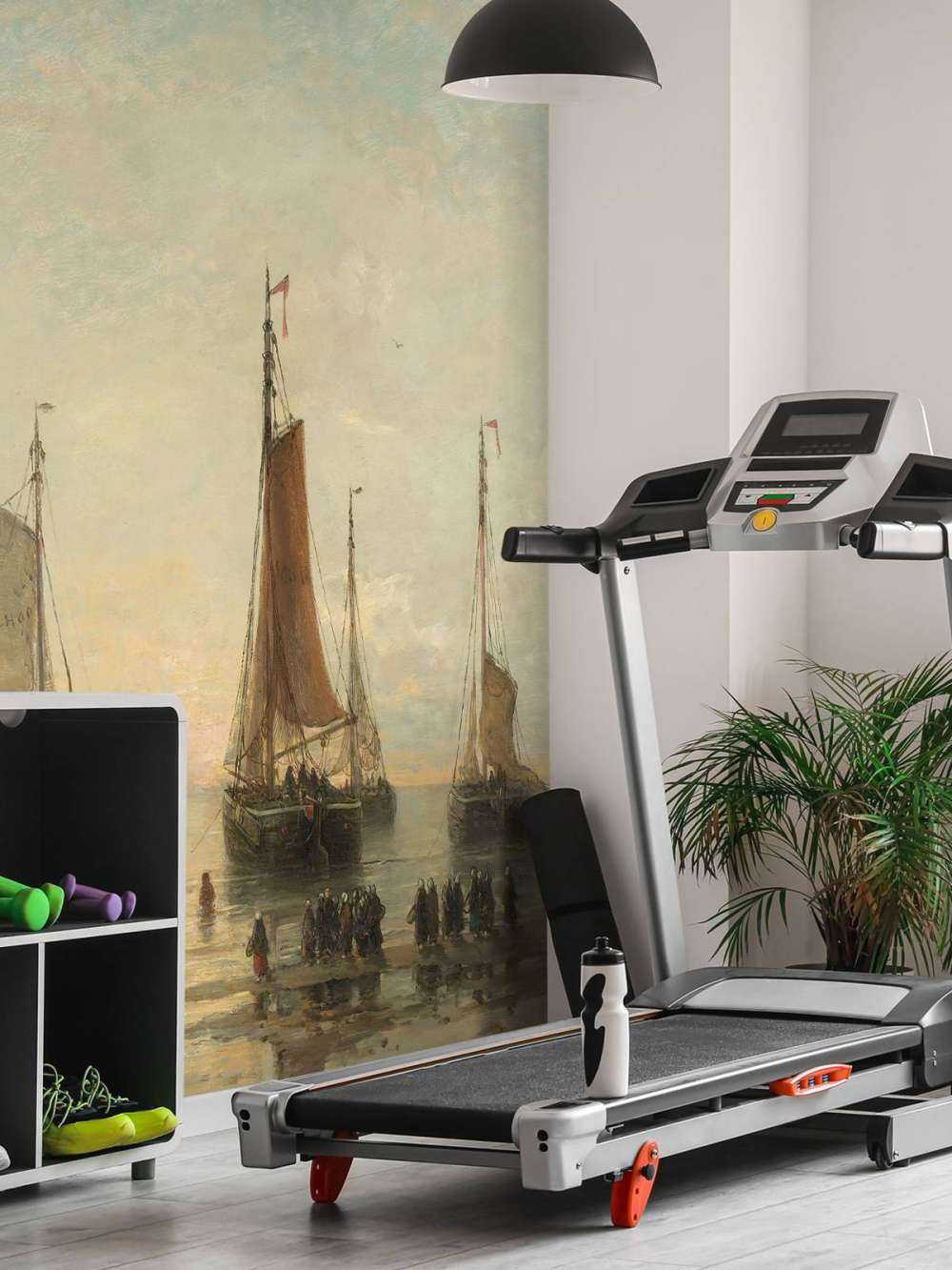 Scheveningse bommen voor anker