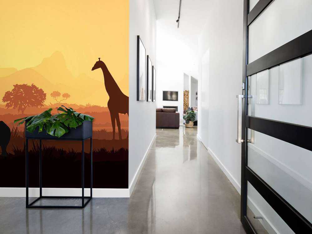 Wilde dieren op savanne