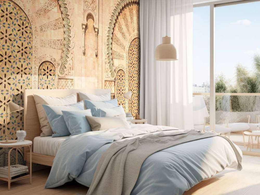 Close-up Moskee Hassan II