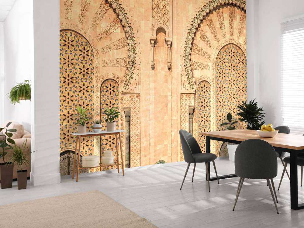 Close-up Moskee Hassan II