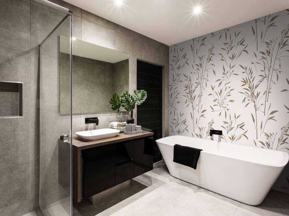 Bruine bloemen patroon