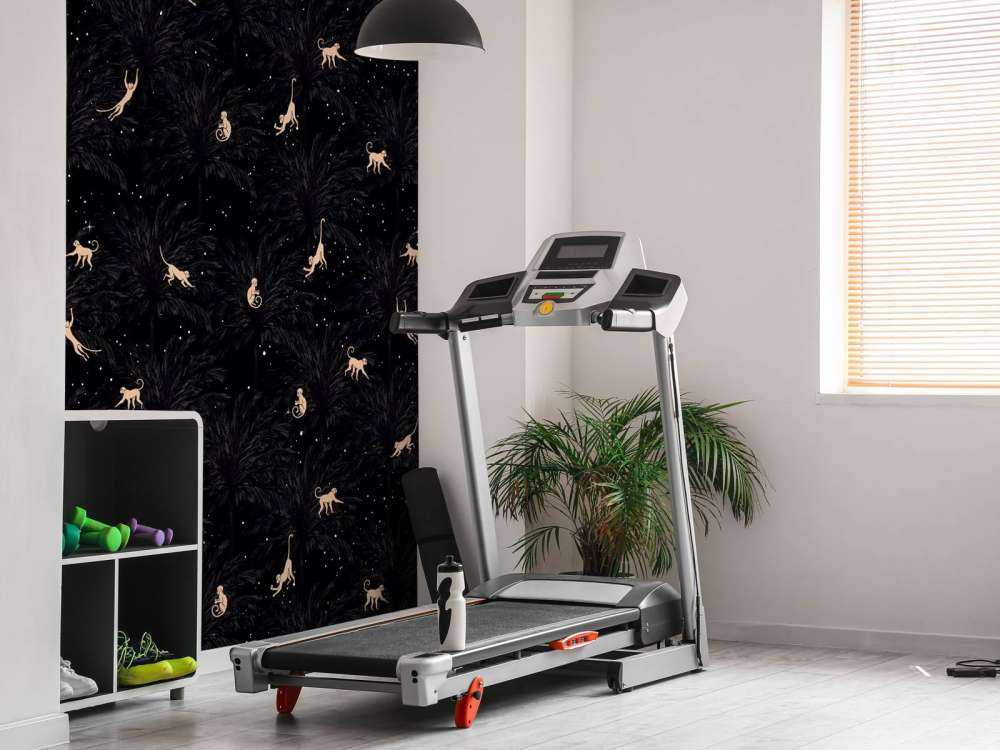 Tropische apen - zwart