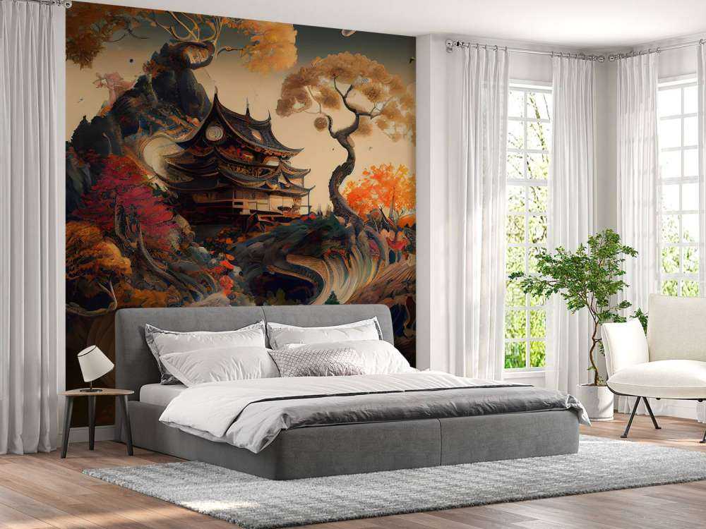 Landschap in Oosterse stijl