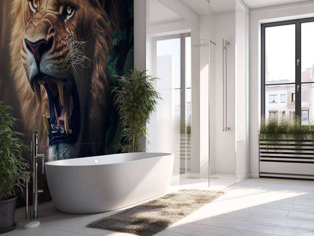 Leeuw in de jungle