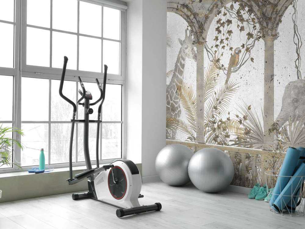 Verlaten gebouw in de jungle