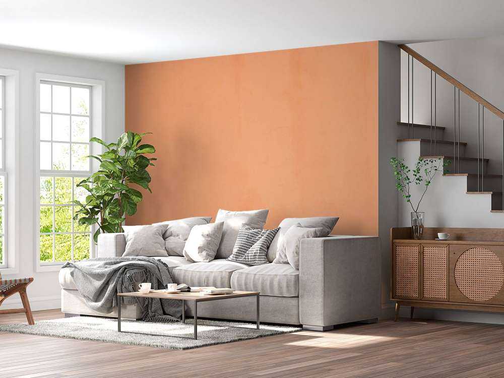 Licht oranje beton