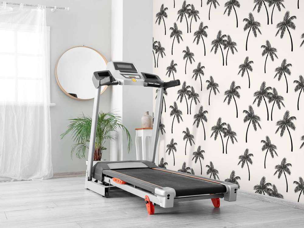 Patroon met palmbomen