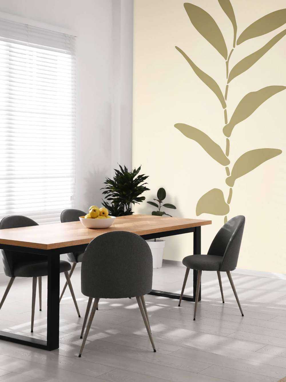 Bruine plant op een licht achtergrond