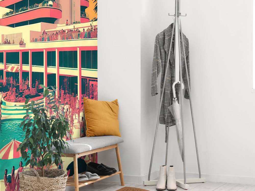 Resort illustratie