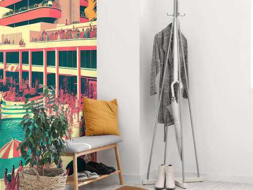 Resort illustratie