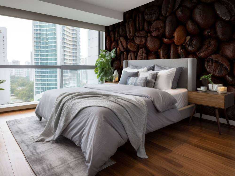 Koffiebonen close up