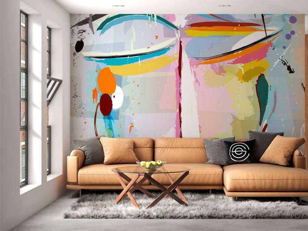 Abstract gezicht van een vrouw