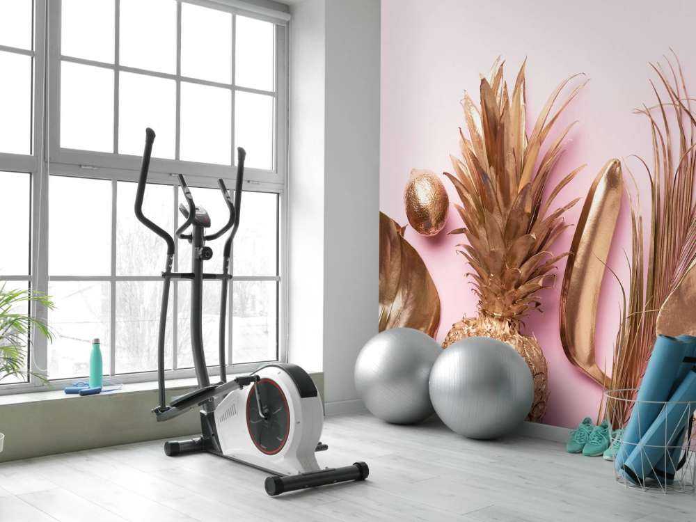 Goud fruit en bladeren