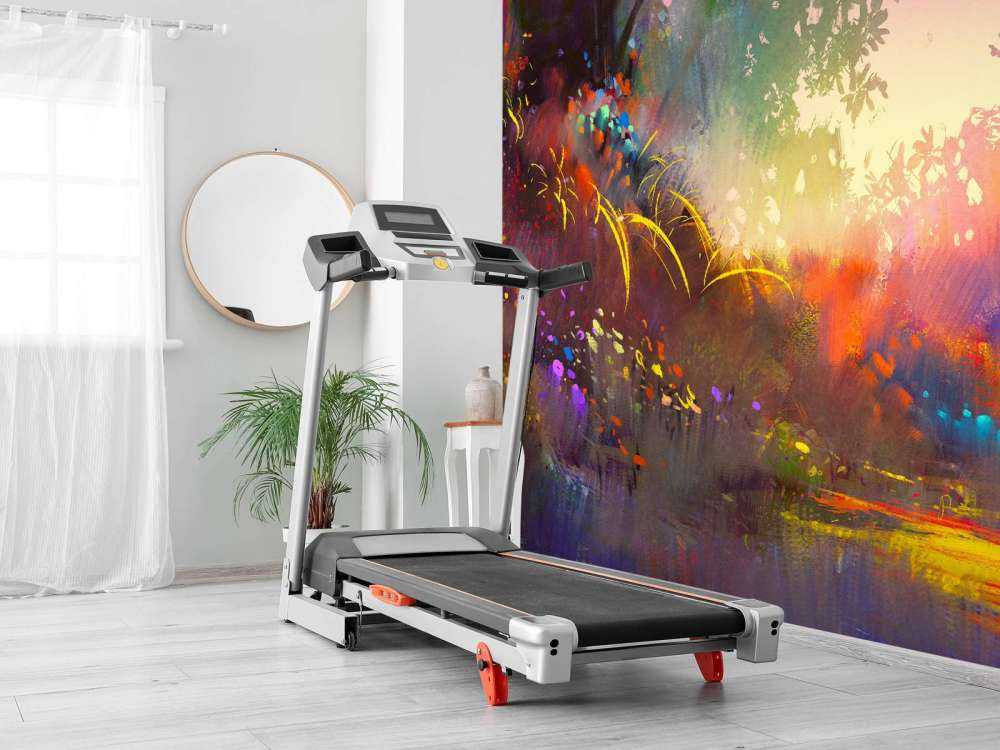 Wazig kleurrijk landschap schilderij