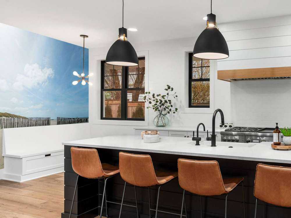 Paalhoofden bij het strand