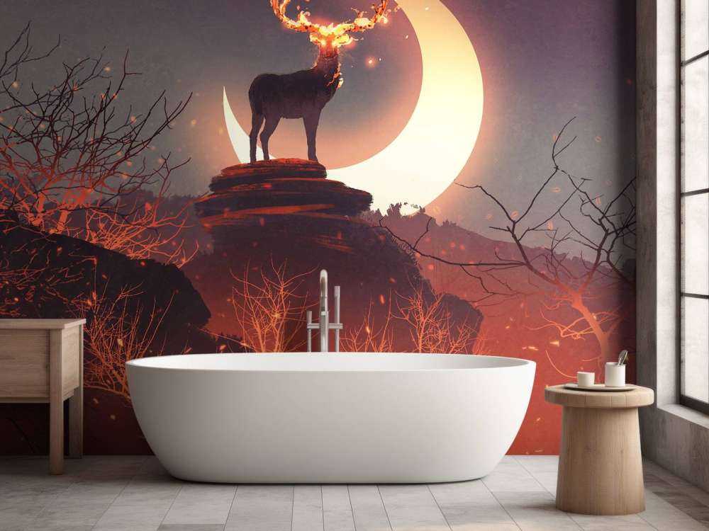 Hert in vuur en vlam