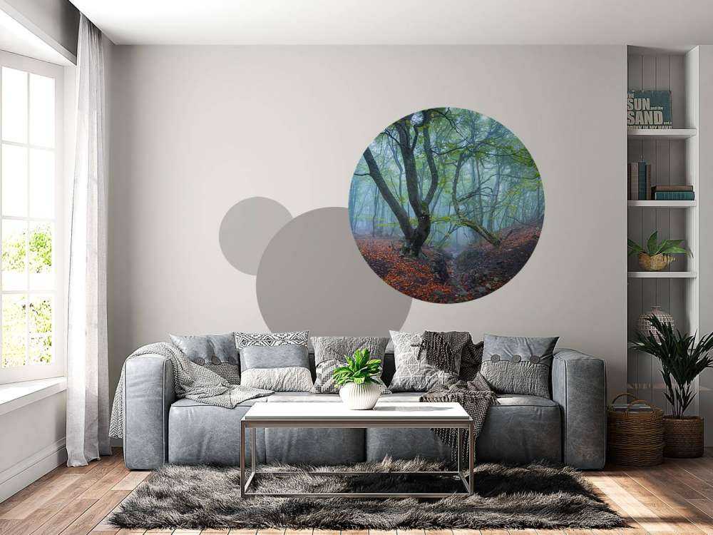 Schuin groeiende bomen