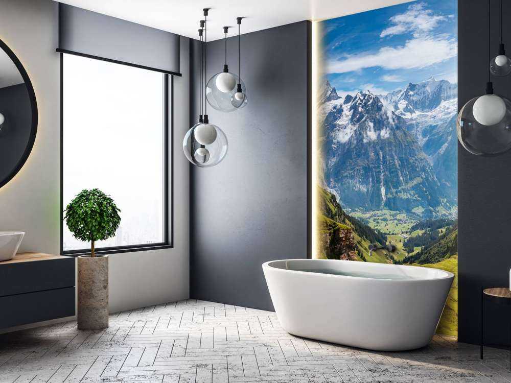 Geweldig uitzicht in de Zwitserse Alpen