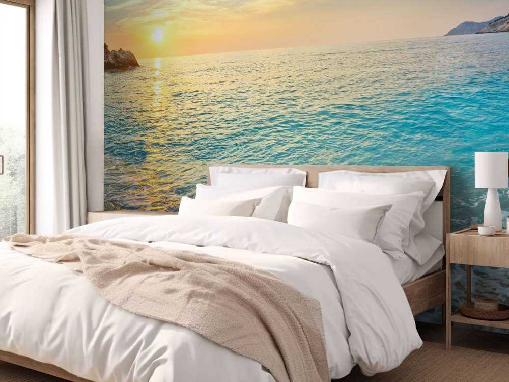 Zonsondergang vanuit Mirtos Beach