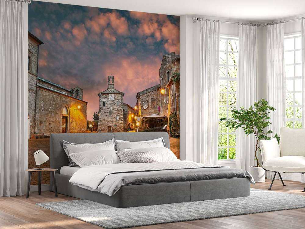 Oud gezellig Italiaans dorpje genaamd Sovana