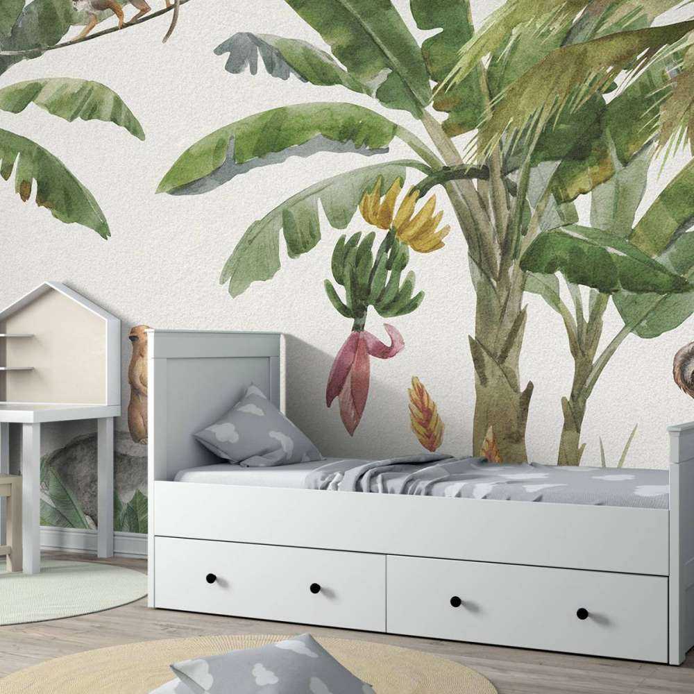 Jungle met kleurrijke dieren