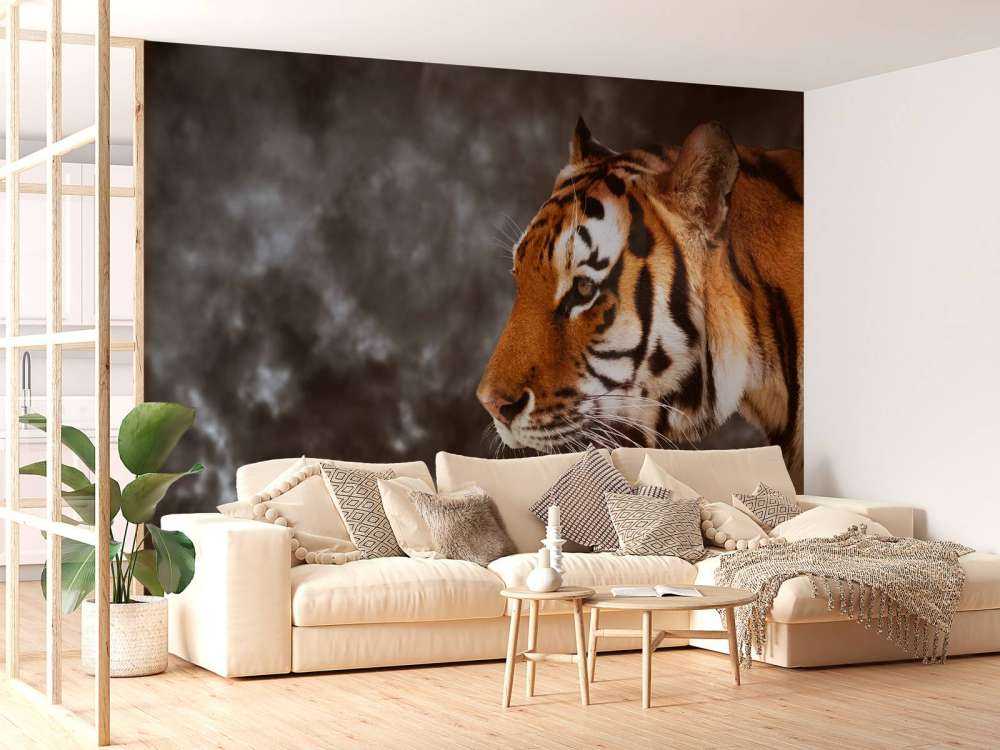 Wilde Tijger op zoek naar prooi