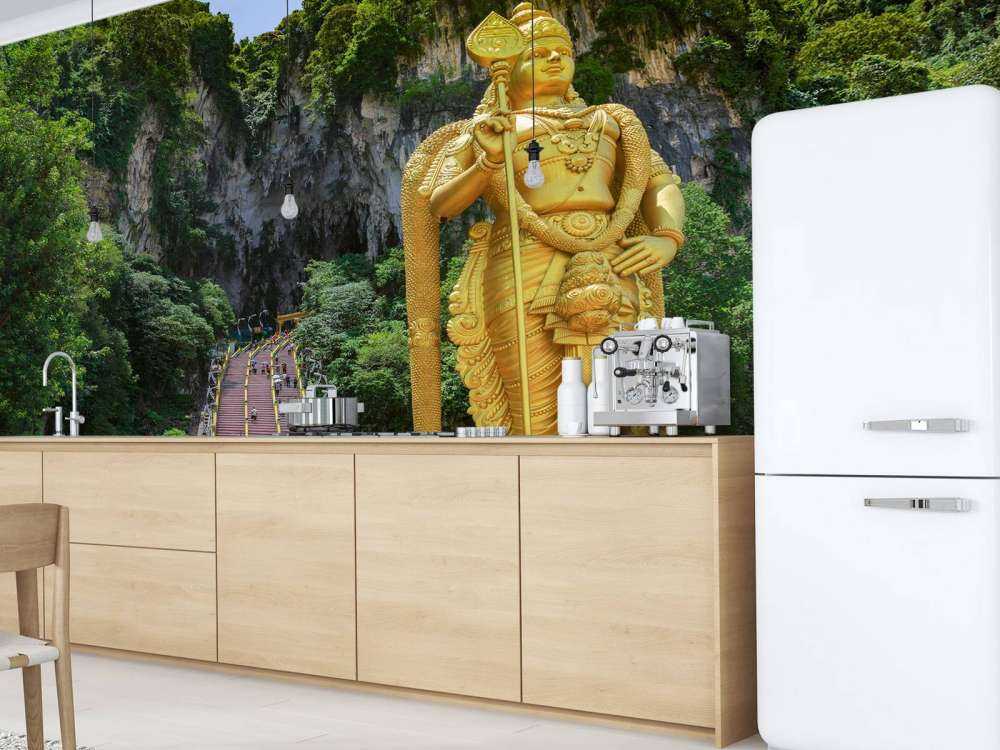 Het Sri Murugan standbeeld in Maleisië