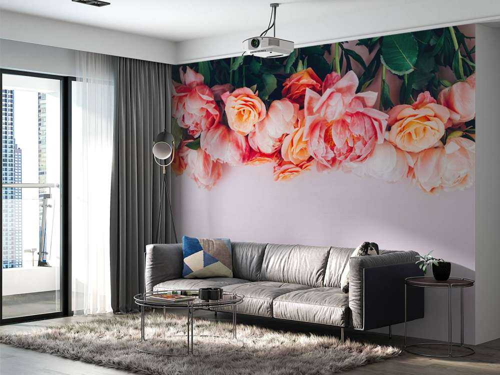 Rozen in verschillende roze tinten