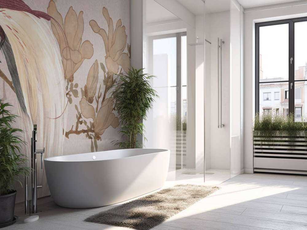 Bird of paradise chinoiserie