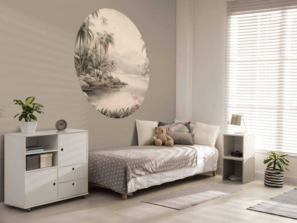 Jungle landschap met dieren