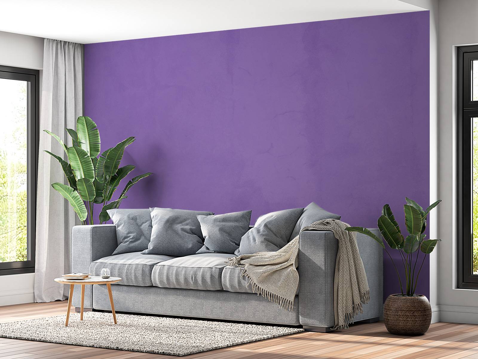 Frans lila paars beton