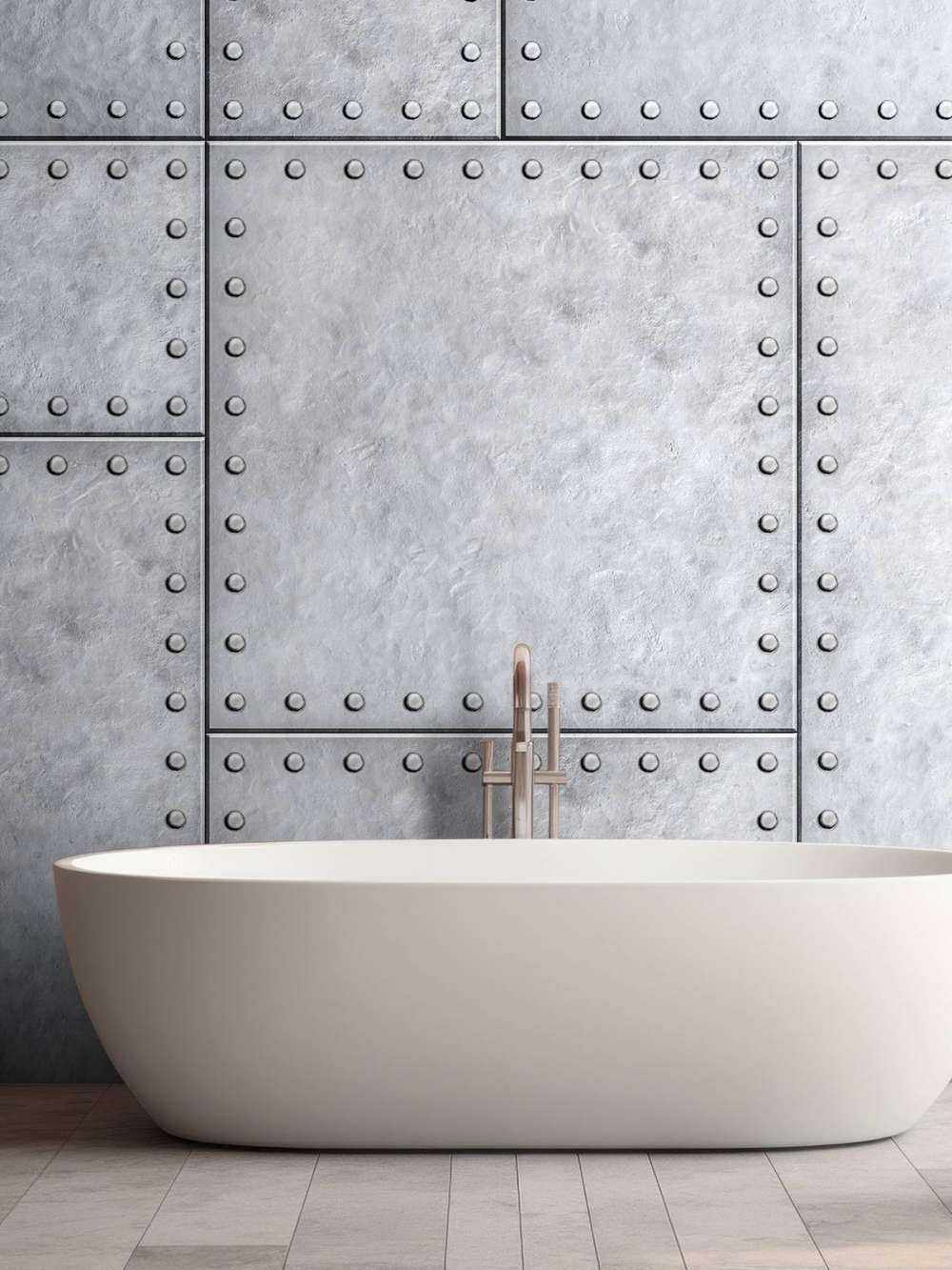 Gepantserde metalen plaat