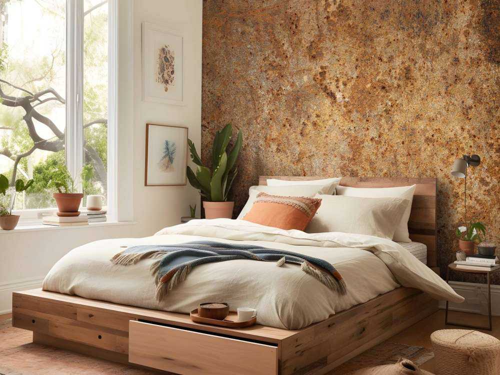 Geroeste metaaltextuur