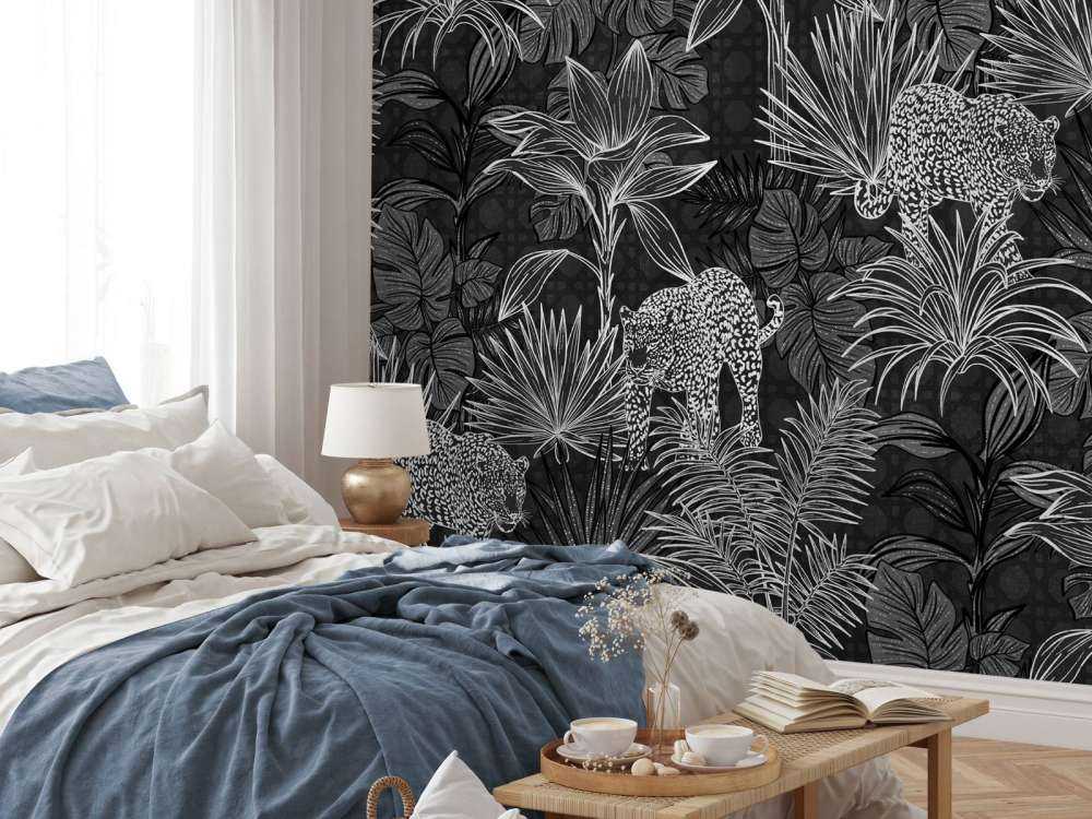 Palmbomen en panters