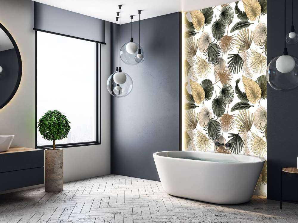 Gedroogde palmbladeren