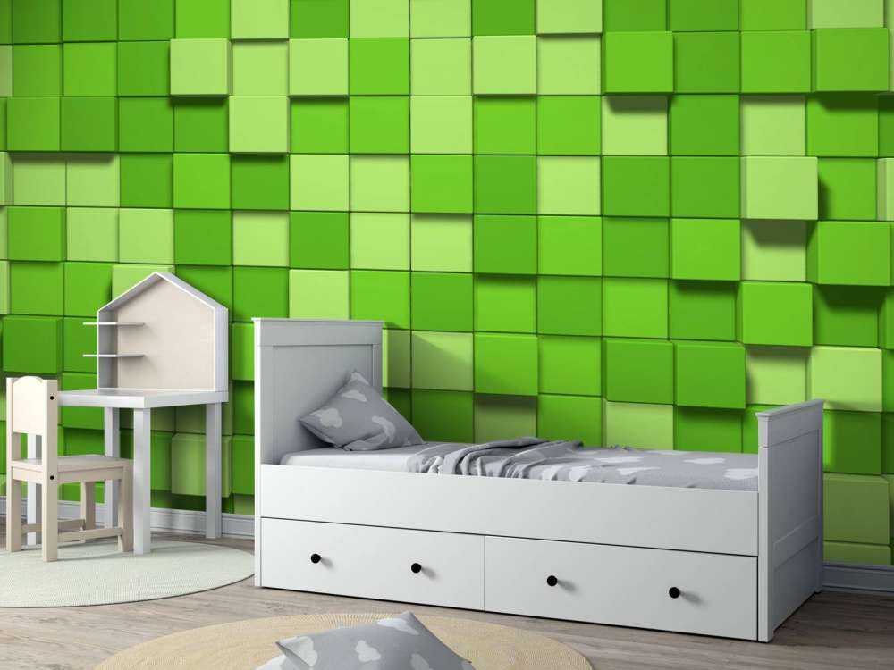 3D Minecraft blokken van gras