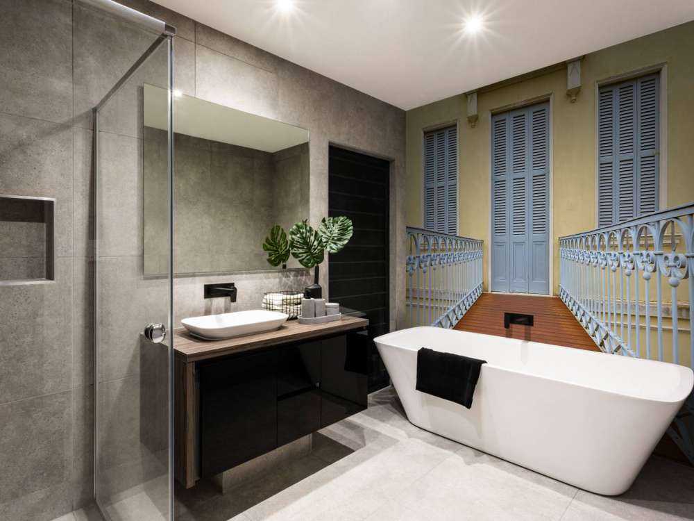 Bruggetje naar oud gebouw