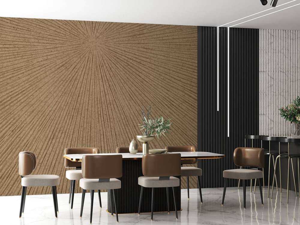 Structuur met lijnen in goud bruin